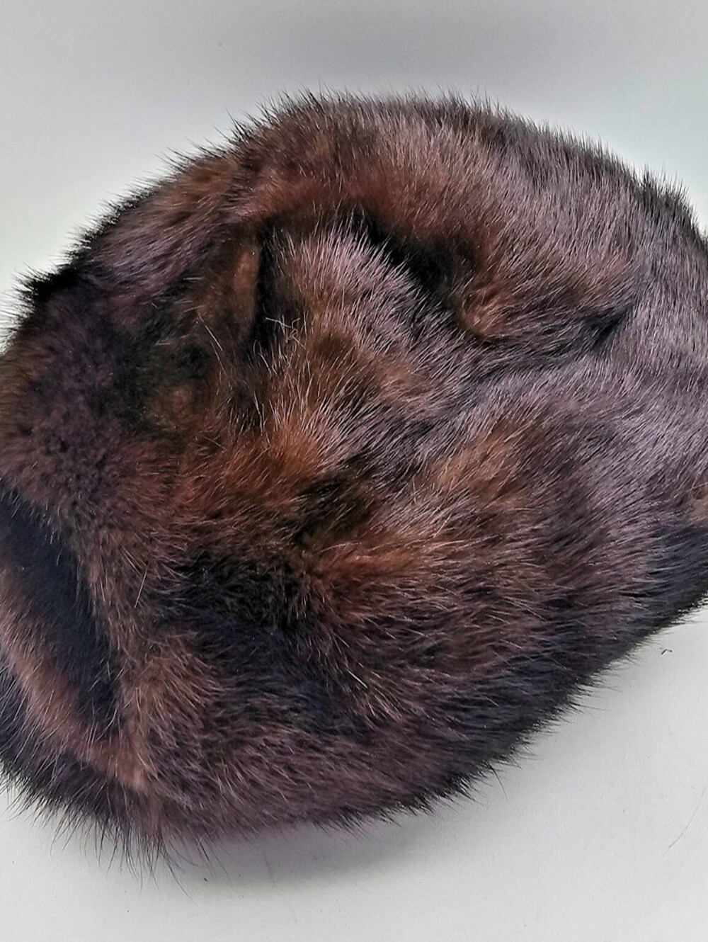 Womens Vintage Fur Hat by Amrose New York with Fur 1950s